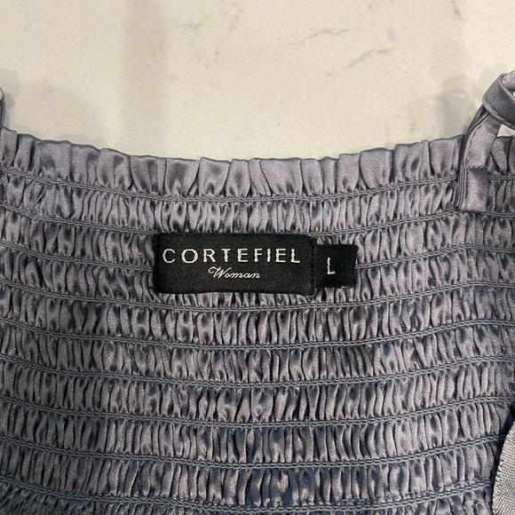 Cortefiel Elegant Multicolor Spaghetti Strap Dress Size:L - Picture 10 of 10